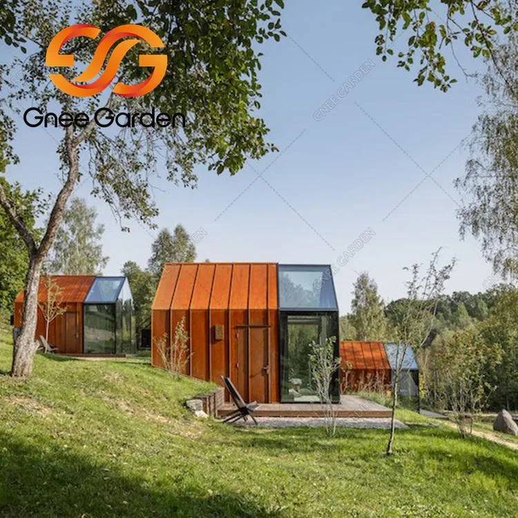 Corten Steel Rusty Metal Fasade