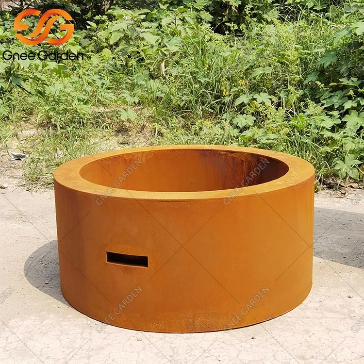 Corten brennende ildsted