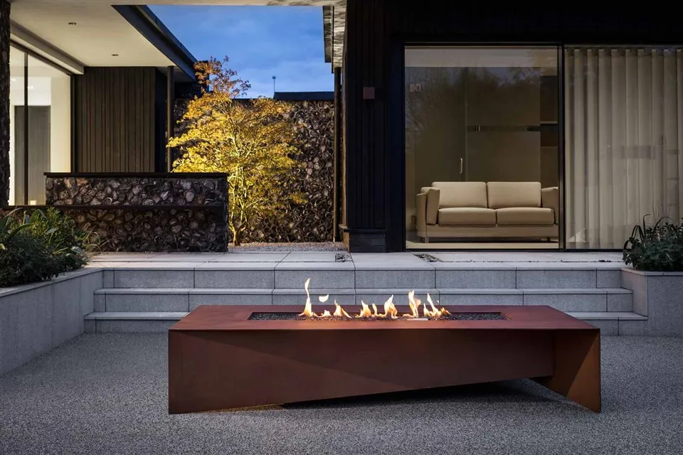 Corten Camping Bålplass