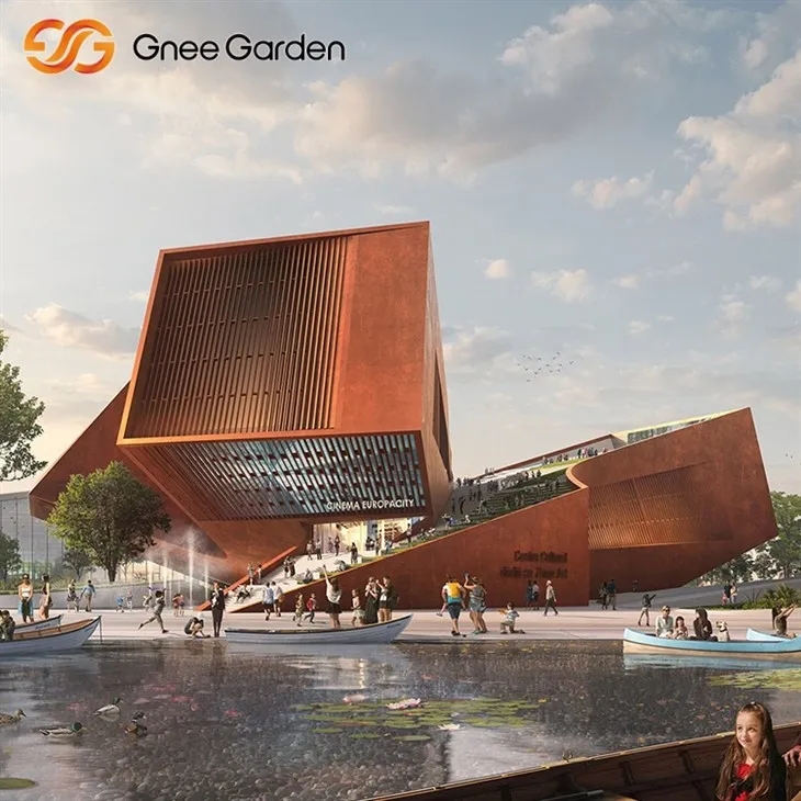 Corten klednings rustffekt Stålpaneler