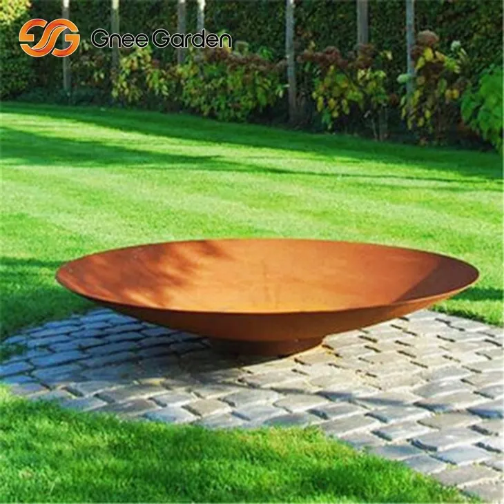 Corten industriell pit grillfunksjon dobbelt