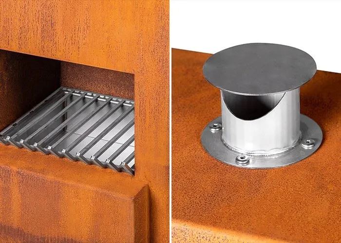 Corten Fireplace