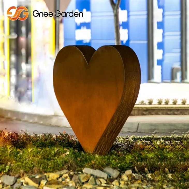 Corten Metal Mailbox utendørs brevboks