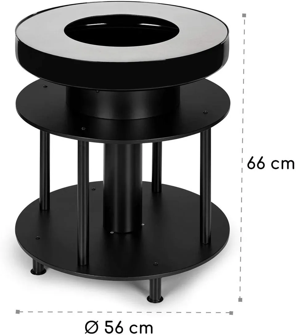 Corten Steel BBQ Grills med rusten farge