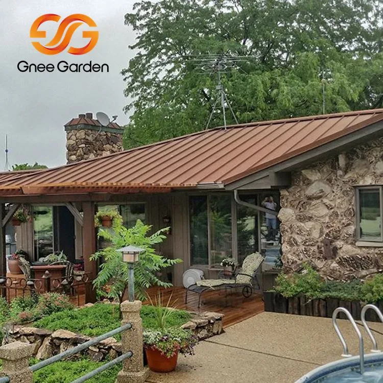 Corten Stål Stående Søm Taktekking