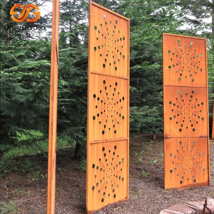 Corten stål metallskjermpaneler