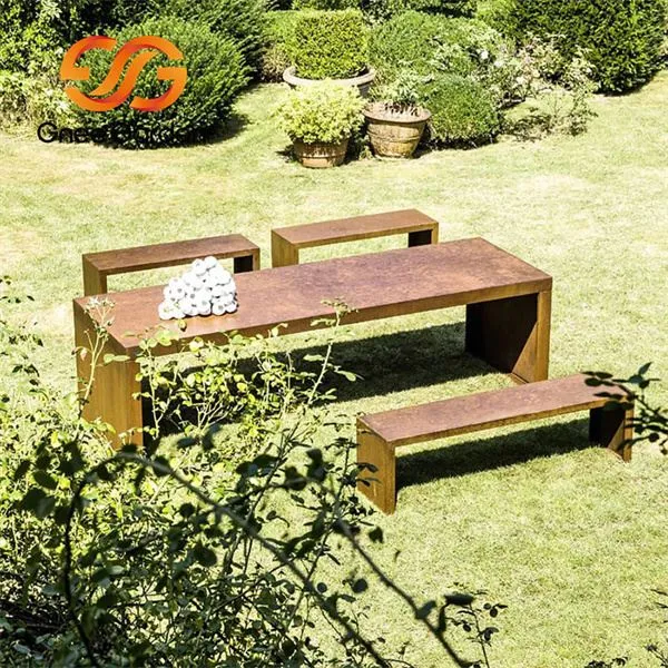 Corten Steel Street og parkmøbler