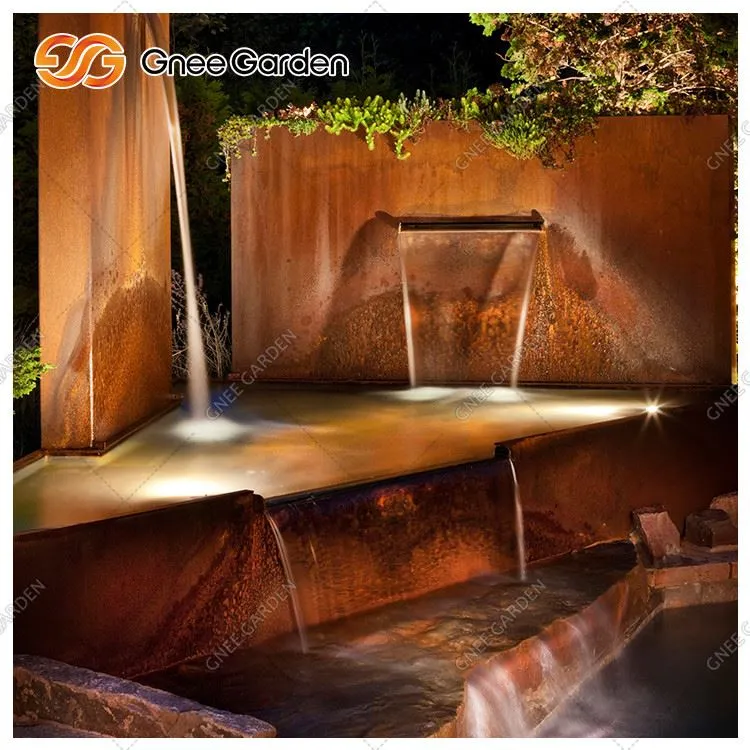 Corten stålvannsfunksjon