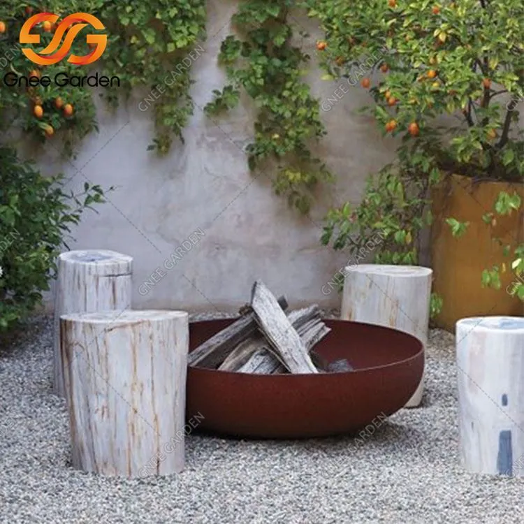 Corten stål vedfyring