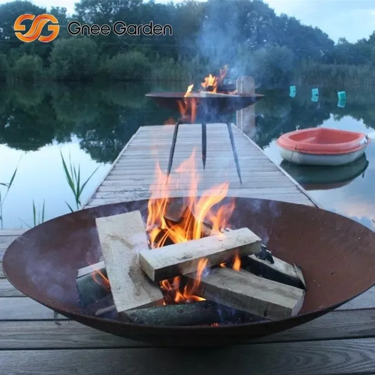 Corten Timeless Appeal Fire Pit Outdoor