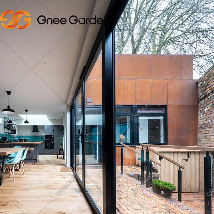 Corten veggmetallpaneler dekorative