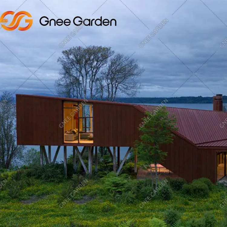 Corten veggpaneler byggemateriale