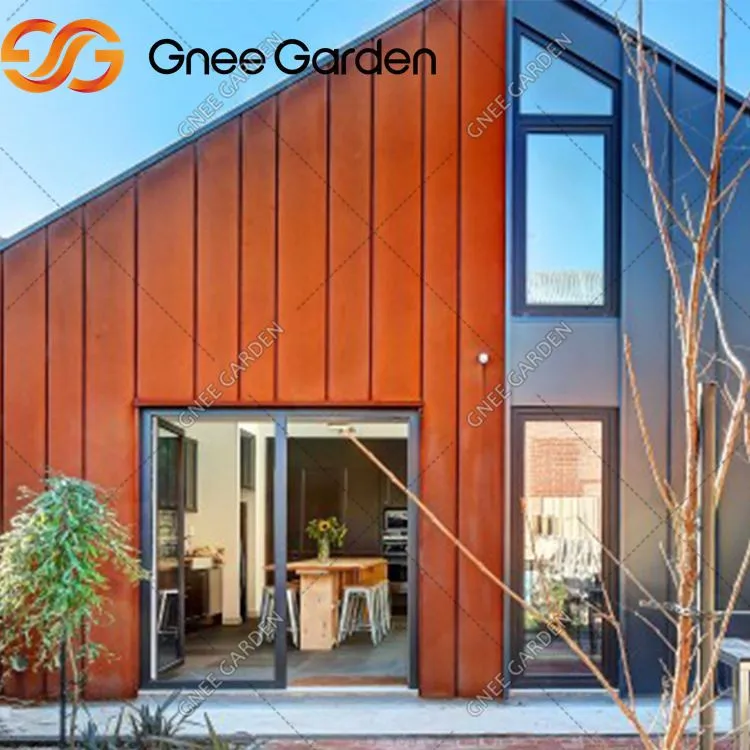 Dekorative Corten stål gardinvegger