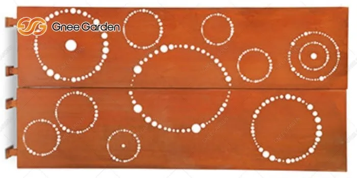 Corten Steel garden screen panels Corten Steel garden screen panels