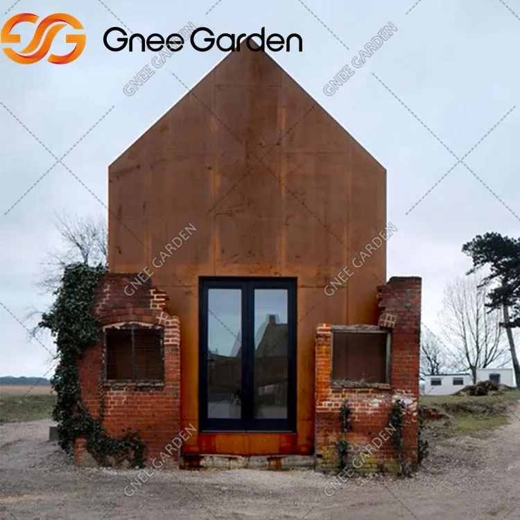 Laserskåret Corten stål gardin veggdekor metall klassisk kunstnerisk utendørs