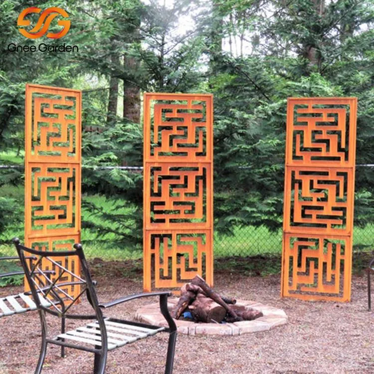 Laser Cutter Corten stålpaneler