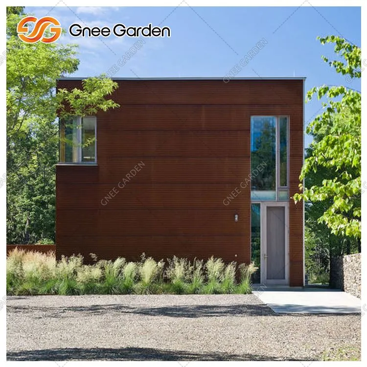 Corten metallbygning innvendige veggpaneler