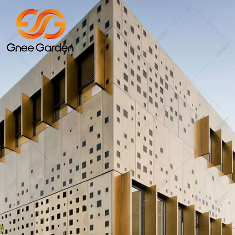 Metall utendørs veggpaneler