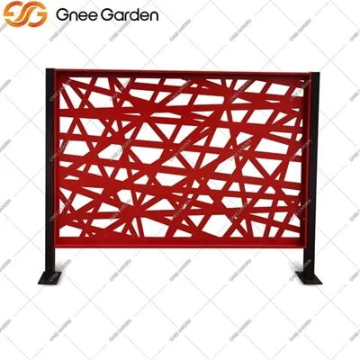 Corten stålgjerde for zen og minimalistiske hager