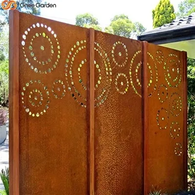Trenger du en hageskjerm? Corten Steel Garden Screens - Gnee Garden