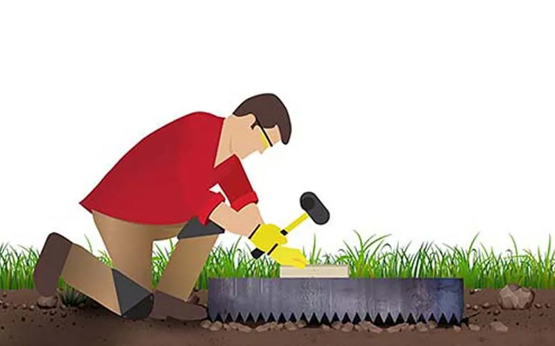 Corten Steel Garden Edging Corten Steel Garden Edging