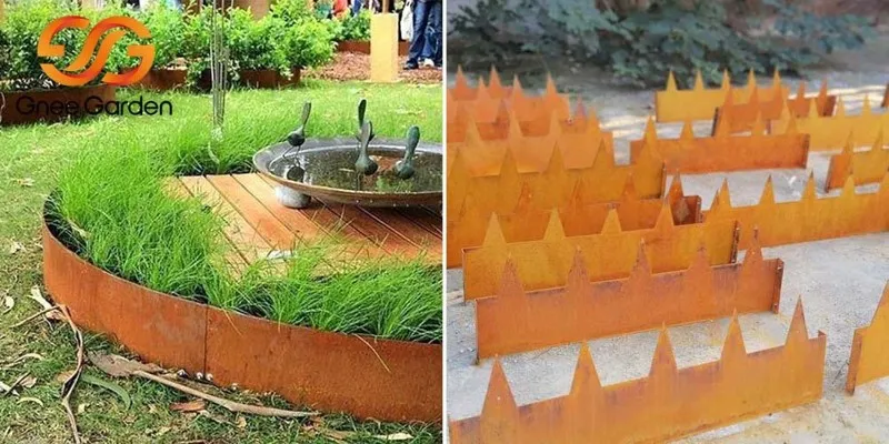 Corten Steel Garden Edging Corten Steel Garden Edging