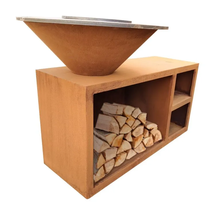 Utendørs BBQ Rusty Corten stål