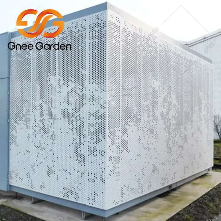 Utendørs metallpaneler