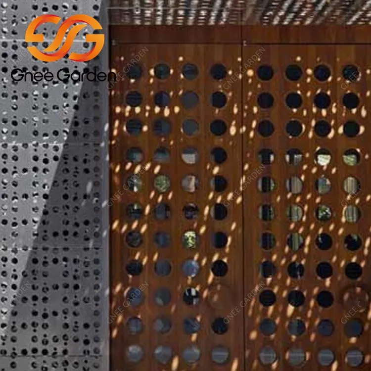 Utendørs metallveggpaneler