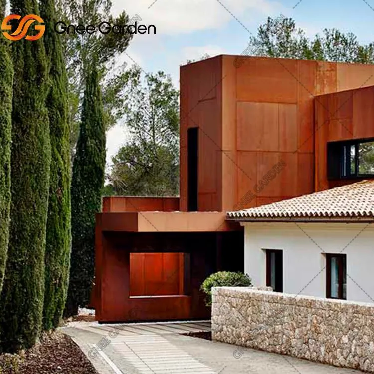 Utendørs moderne gardinvegger