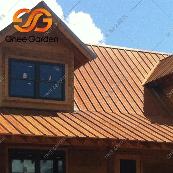 corrugated corten steel roof